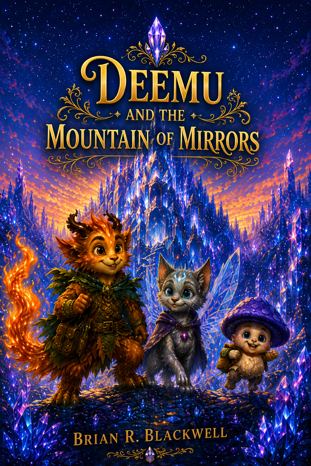 Cover of Deemu and the Mountain of Mirrors by Brian R. Blackwell